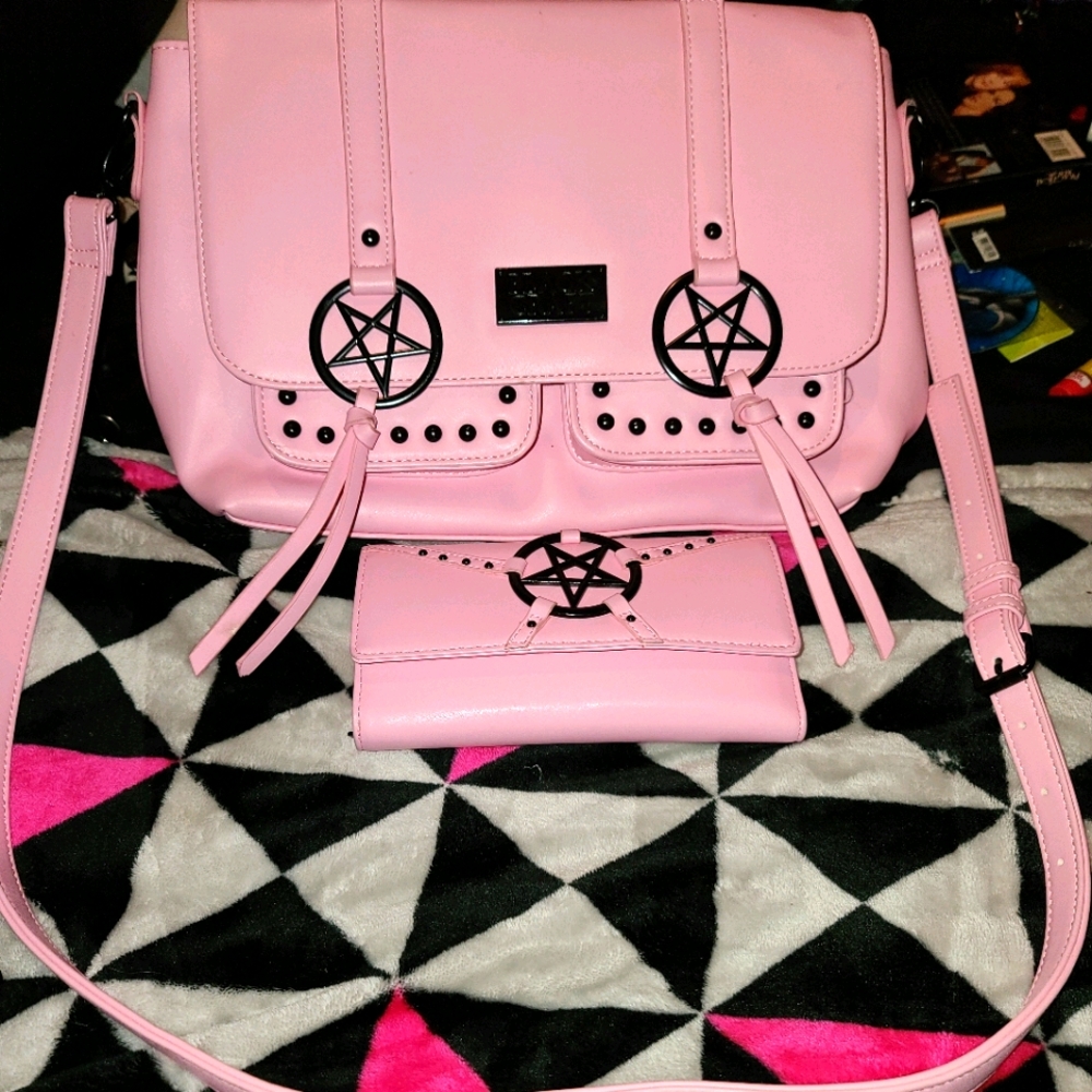 Pink Pentagram Purse & Wallet